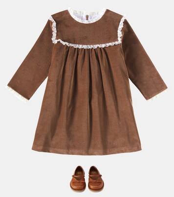 Carolina cotton velvet dress | La Coqueta