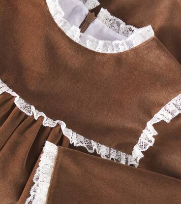 Carolina cotton velvet dress | La Coqueta