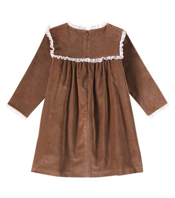 Carolina cotton velvet dress | La Coqueta