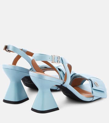 Big Bow satin sandals | Ganni