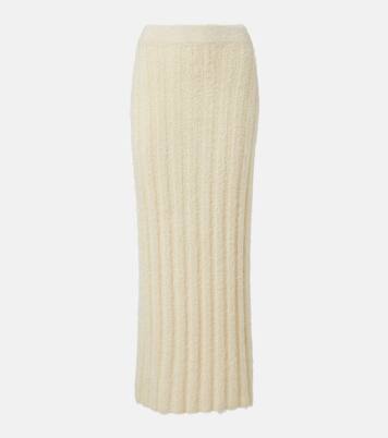 Maxirock Claire aus Seide und Kaschmir | Khaite