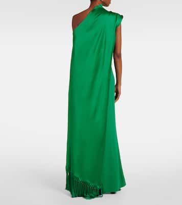 One-Shoulder-Robe Berenson aus Satin | Taller Marmo