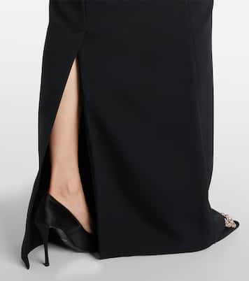 Holli embellished crêpe and satin gown | Safiyaa