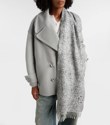 Anagram wool and cashmere scarf | Loewe