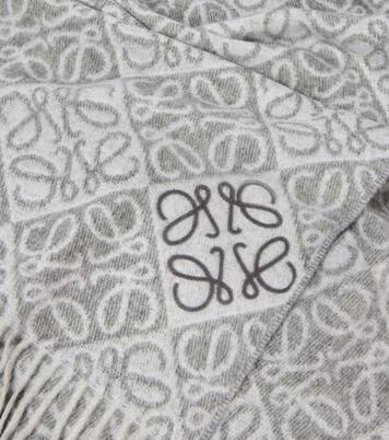 Anagram wool and cashmere scarf | Loewe