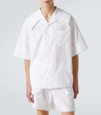 Embroidered cotton shirt | Simone Rocha