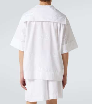 Embroidered cotton shirt | Simone Rocha