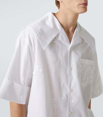 Embroidered cotton shirt | Simone Rocha