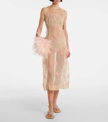 Embellished leather thong sandals | Simone Rocha