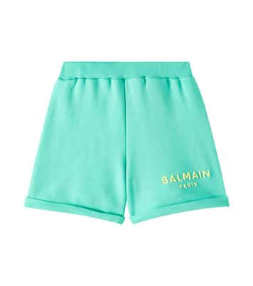 Baby cotton jersey sweatshorts | Balmain Kids