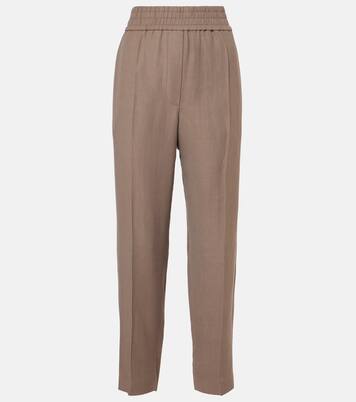 Gerade Mid-Rise-Hose | Brunello Cucinelli