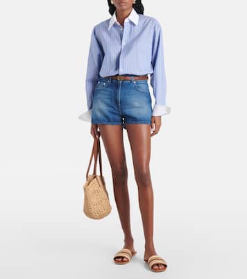 Pantoletten mit Leder | Hogan