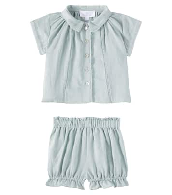 Baby Miki shirt and shorts set | C'era Una Volta