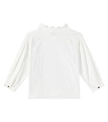 Fini ruffled cotton blouse | Donsje