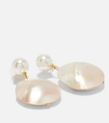 Orecchini pendenti Nerine in madreperla | Jennifer Behr