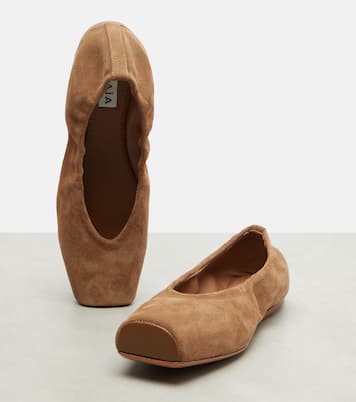 Ballerinas aus Veloursleder | Alaïa