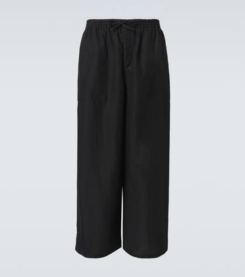 Paula's Ibiza cropped toile wide-leg pants | Loewe