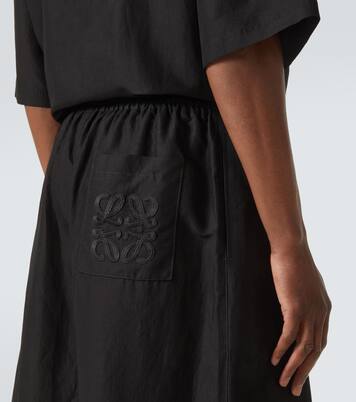 Paula's Ibiza cropped toile wide-leg pants | Loewe