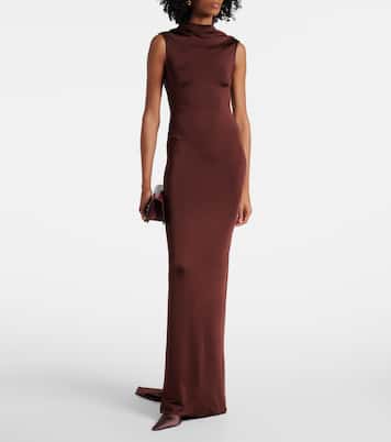 Draped jersey gown | Victoria Beckham