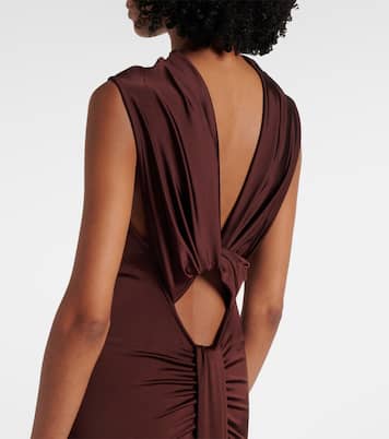 Draped jersey gown | Victoria Beckham