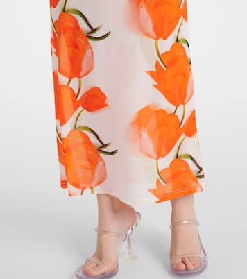 Vestido largo Selene floral | Alexandra Miro