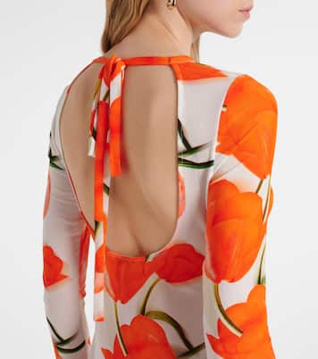 Vestido largo Selene floral | Alexandra Miro