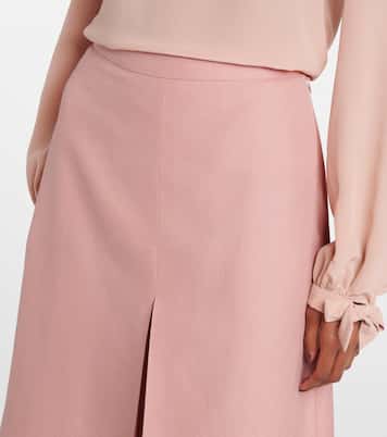 High-rise wide-leg skort | Valentino