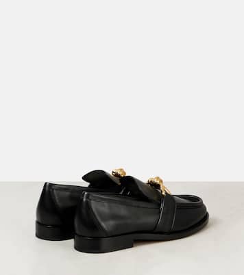 Astaire Knot leather loafers | Bottega Veneta