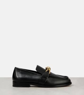 Astaire Knot leather loafers | Bottega Veneta