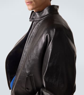 Chaqueta bomber de piel | A.Presse