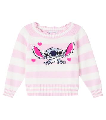 x Disney® Stitch striped sweater | Monnalisa