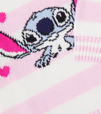 x Disney® Stitch striped sweater | Monnalisa