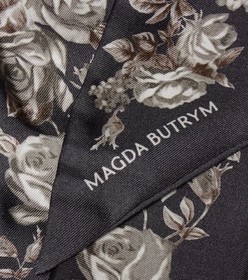 Floral silk scarf | Magda Butrym