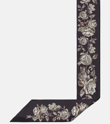 Floral silk scarf | Magda Butrym