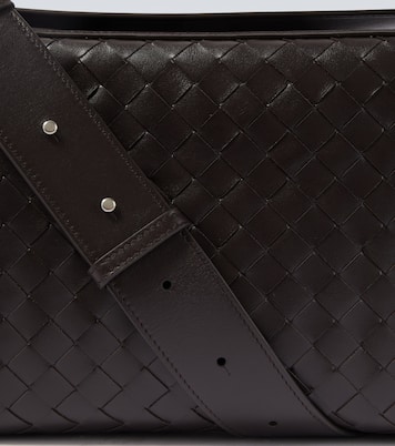Tribeca Intrecciato leather crossbody bag | Bottega Veneta