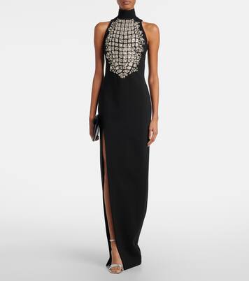 Robe mit Kristallen | Balmain
