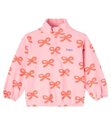 Worms printed cotton jersey sweatshirt | Tinycottons