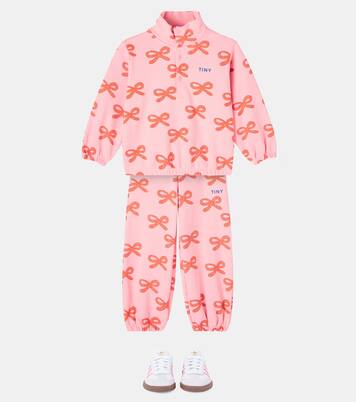 Worms printed cotton jersey sweatshirt | Tinycottons