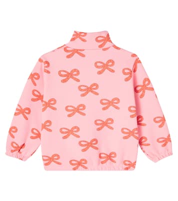 Worms printed cotton jersey sweatshirt | Tinycottons
