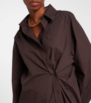 Ornella oversized cotton shirt | The Frankie Shop
