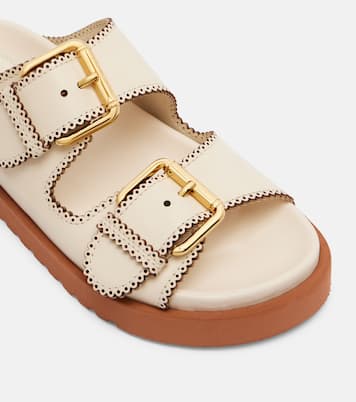Goldie leather sandals | Zimmermann