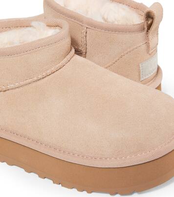 Classic Ultra Mini suede platform boots | UGG Kids