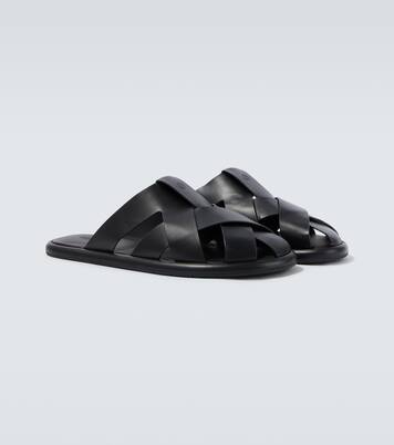 Leather sandals | Giorgio Armani