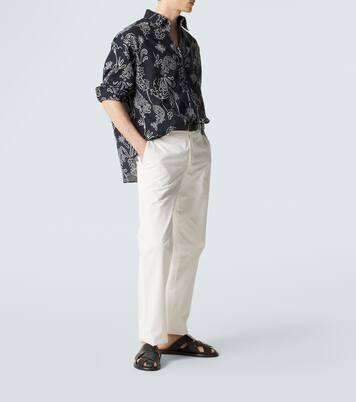 Leather sandals | Giorgio Armani