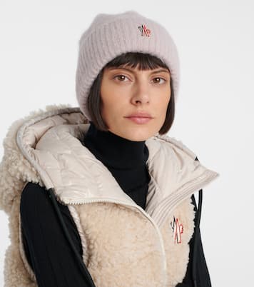Logo alpaca wool-blend beanie | Moncler