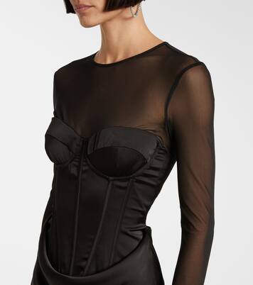 Robe en satin | Rotate