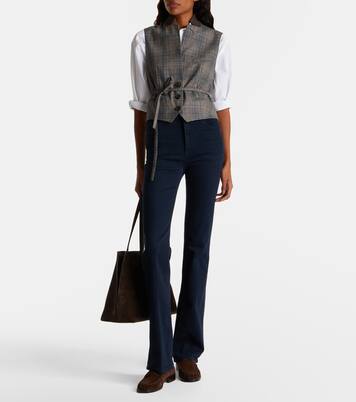 Jean bootcut Reboot à taille haute | Frame