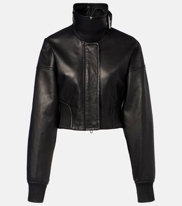 Ossido leather blouson jacket | Sportmax