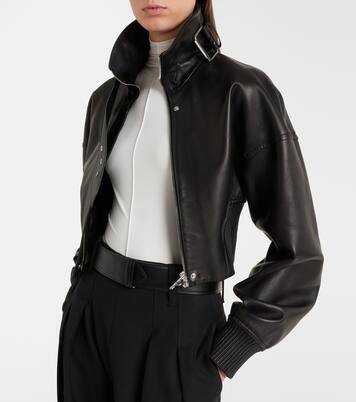 Ossido leather blouson jacket | Sportmax