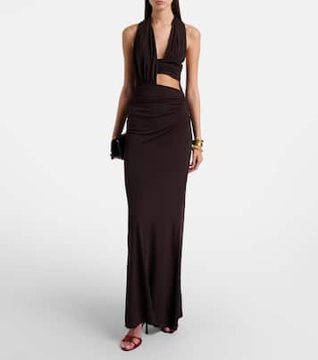 Leo 100 satin sandals | Jimmy Choo